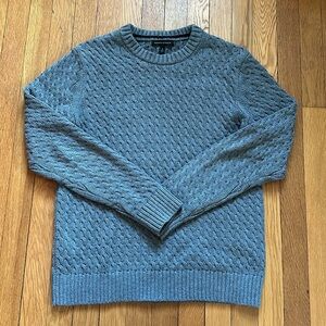 Men’s Banana Republic Small Grey Cable Sweater